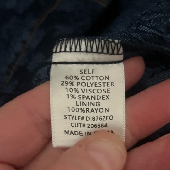 NWT FORE Zip Back Denim Midi - Picture 7 of 11